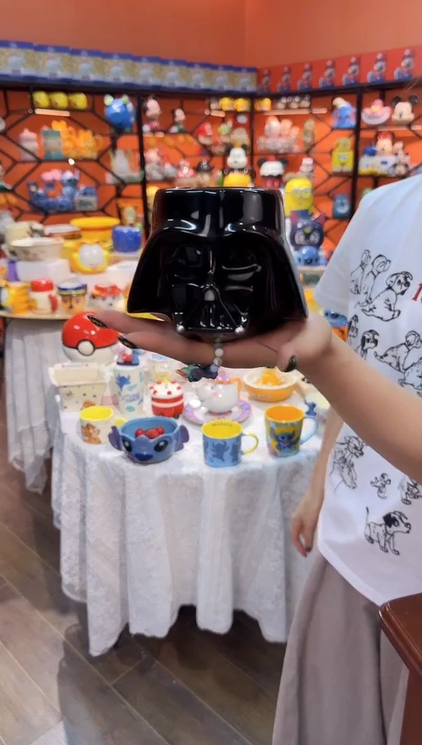 瓷片@@星球大战黑武士陶瓷杯