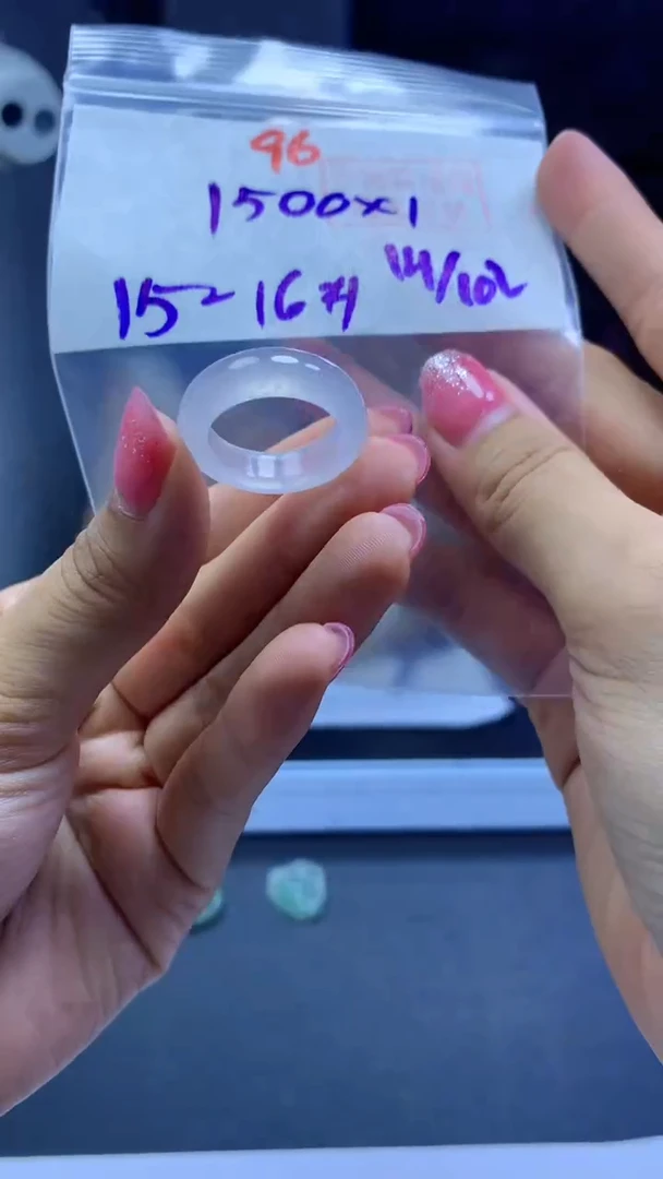 未镶嵌定制翡翠戒圈#1500元-毛货需精细抛光