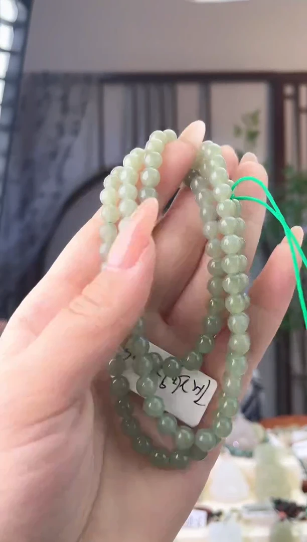 未镶嵌手串和田玉108珠链 xp