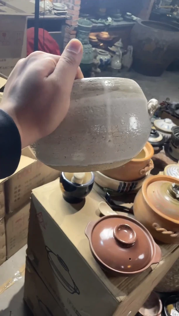 陶土无盖砂锅嘎嘎好