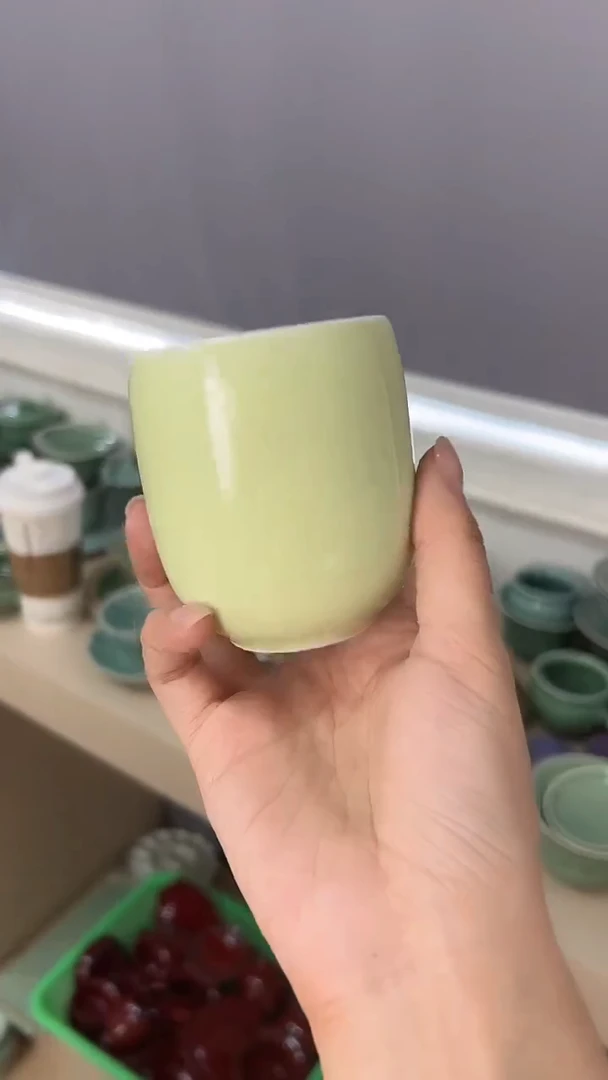 龙泉云间青瓷小米茶器