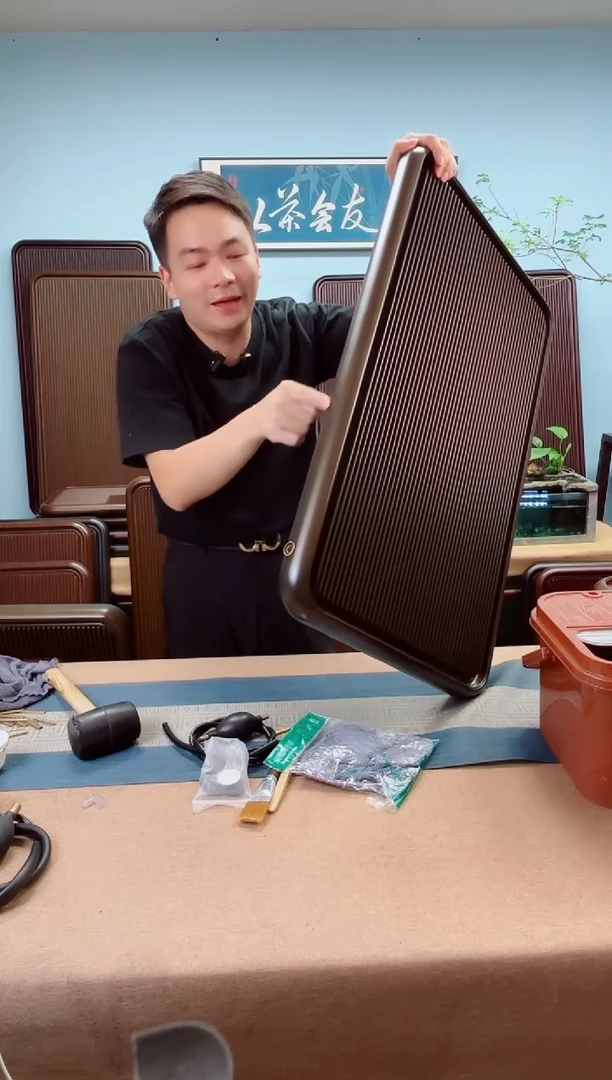 90*50*5千川青棕色款式茶盘