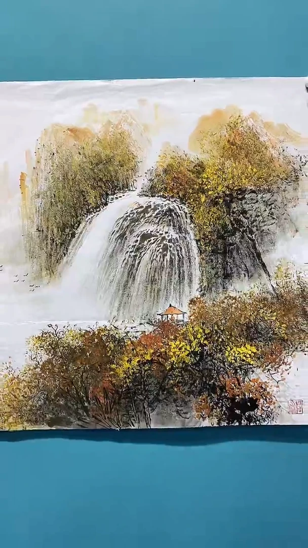 国画画都展厅国画作品B11