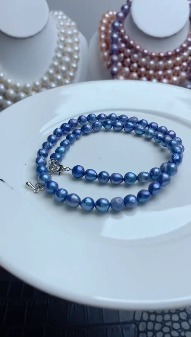 淡水珍珠未镶嵌颈饰0059