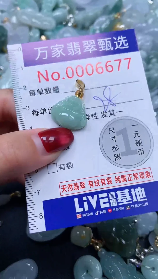颈饰未镶嵌翡翠6677