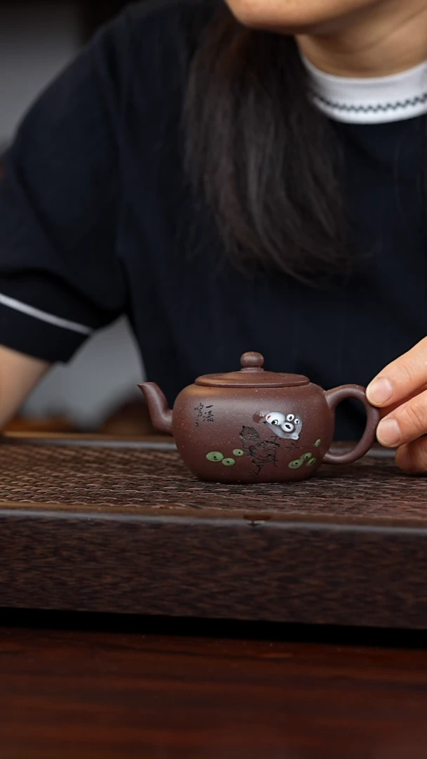 茶壶紫砂丹壶溢香紫砂壶150CC