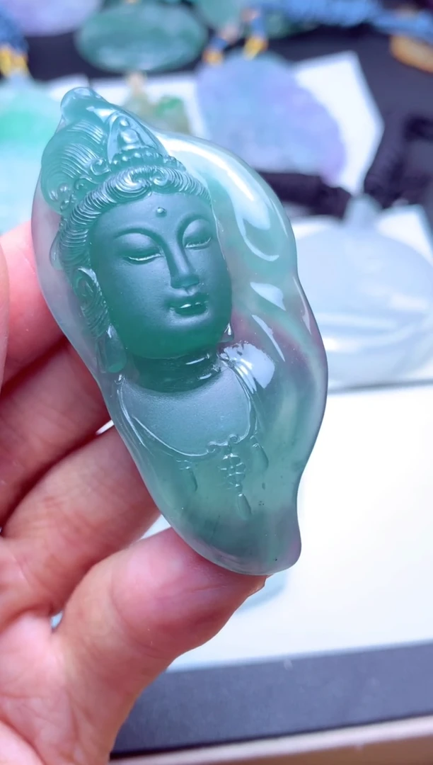 颈饰未镶嵌翡翠天然A货翡翠