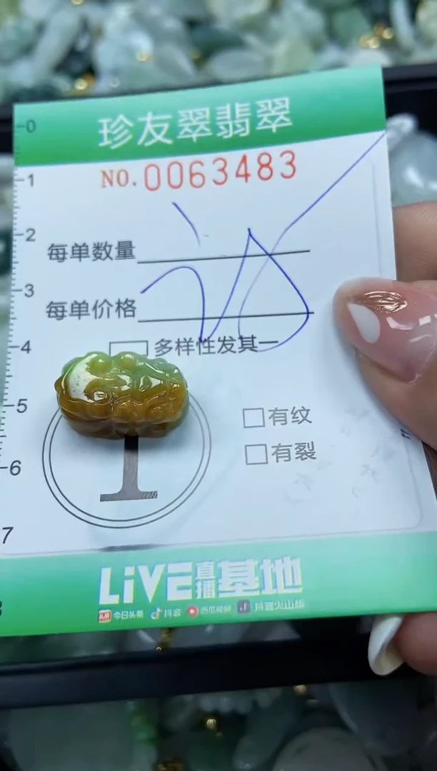 【闪购商品】翡翠颈饰未镶嵌闪购0063483