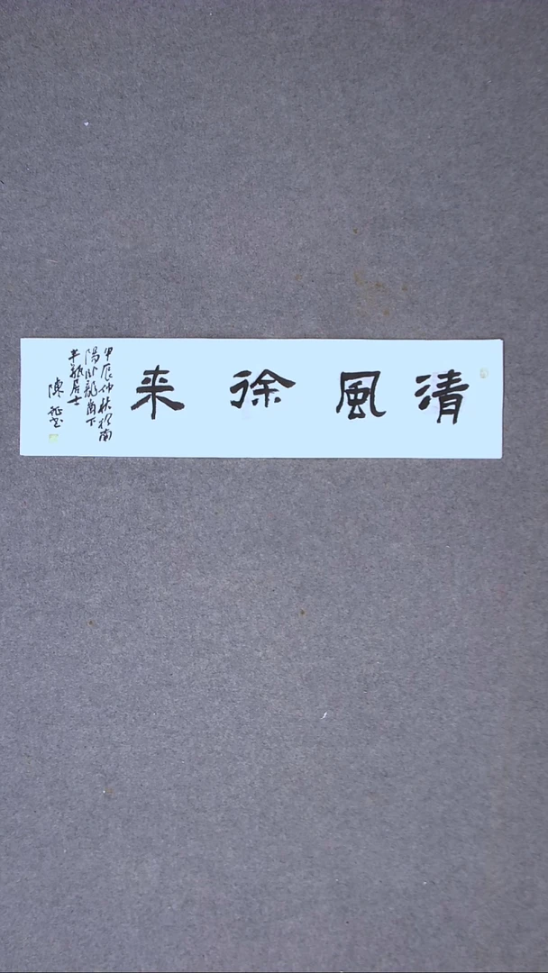 书法陈征 河南南阳 69*17一平尺