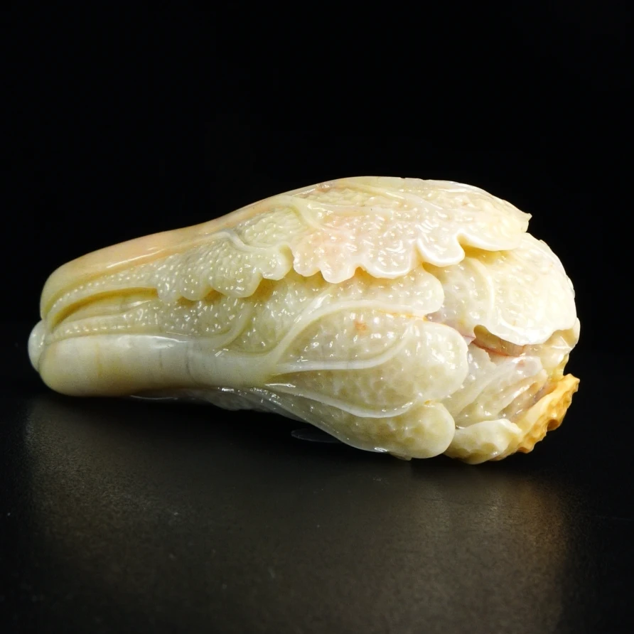 4寿山石善伯洞百财手把件238克10.8x5.5x4.3cm