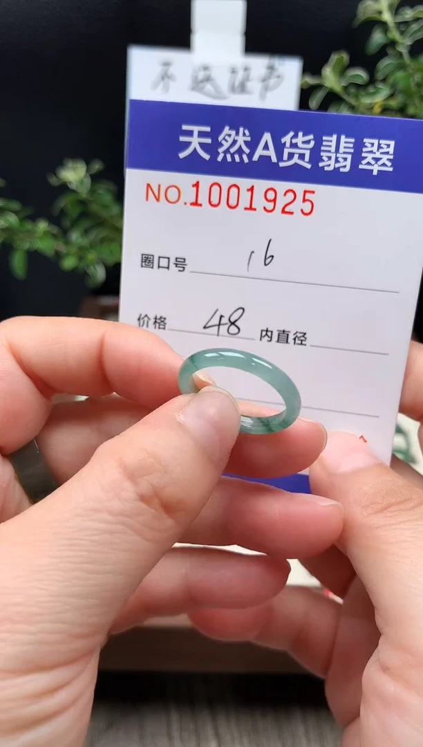 未镶嵌戒指翡翠16#