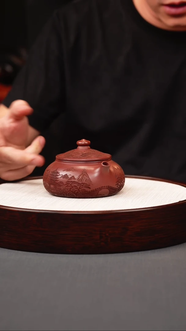 茶壶紫砂龙血砂寒江