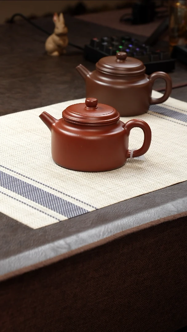 茶壶紫砂壶·16德钟200cc