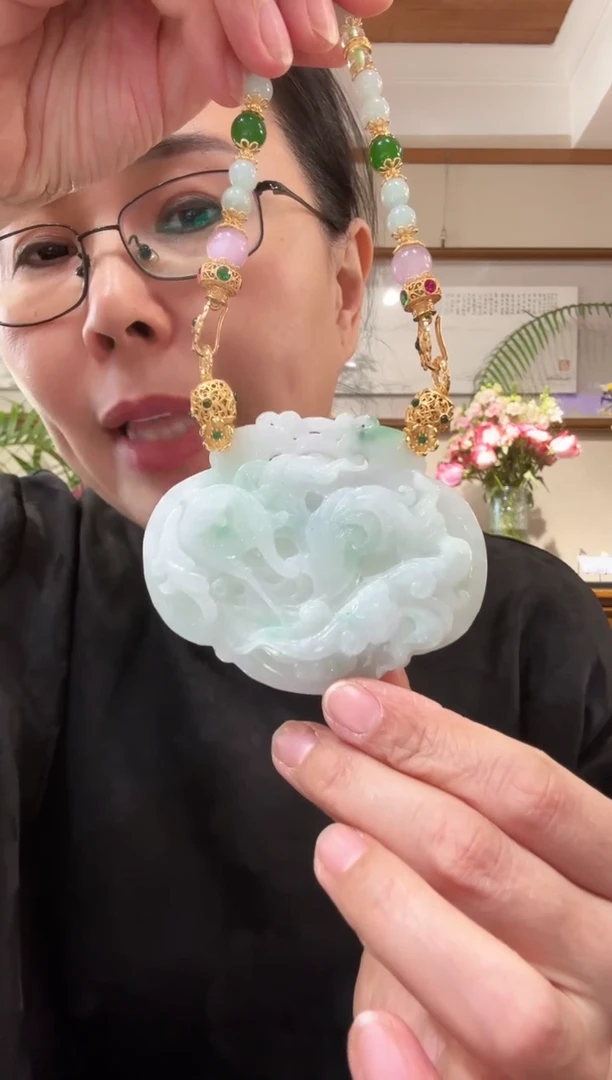 【闪购商品】翡翠颈饰未镶嵌国风