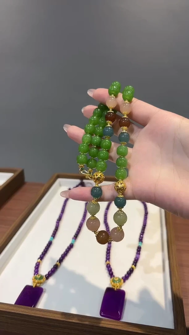 颈饰未镶嵌和田玉DIY款X802