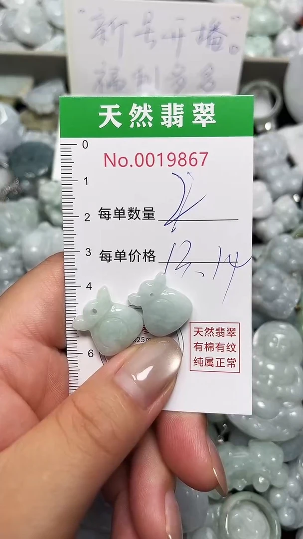 翡翠未镶嵌吊坠(不含链)9867