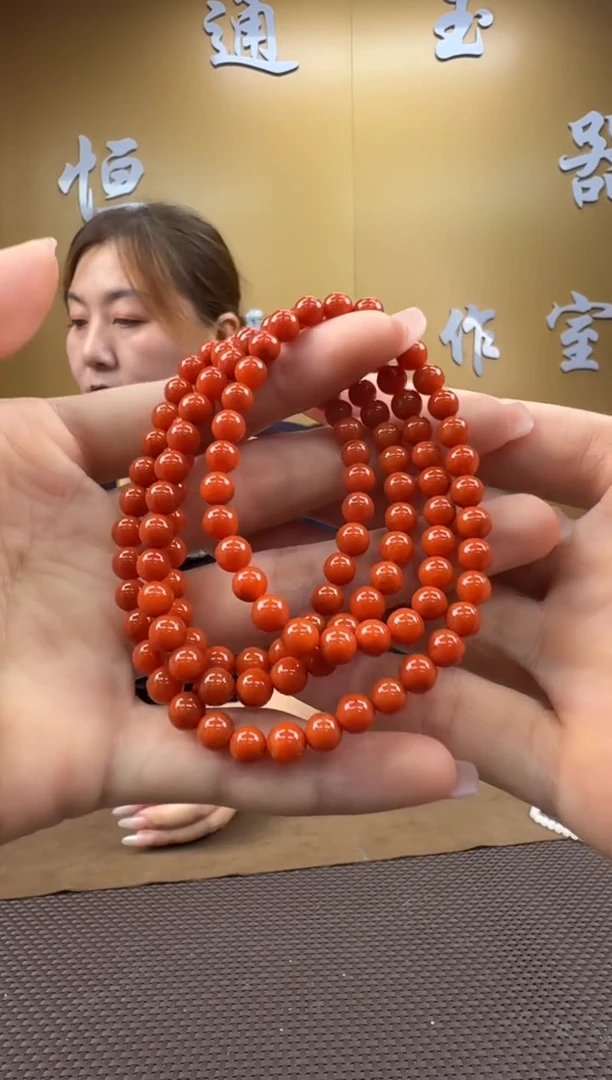 未镶嵌颈饰玛瑙/玉髓手串4-5mm