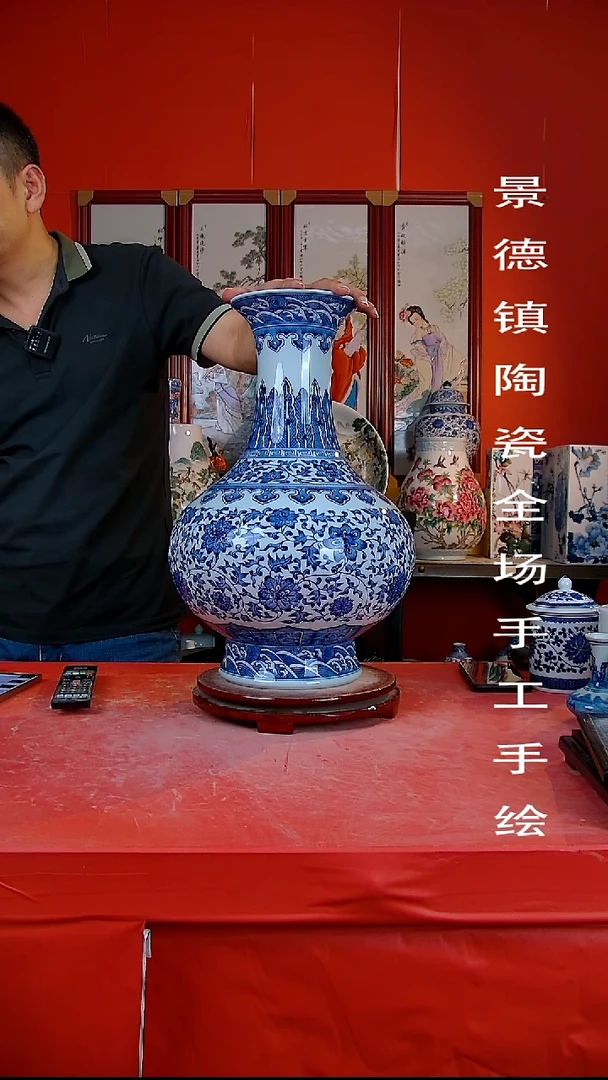 摆件景德镇陶瓷 全场手工手绘