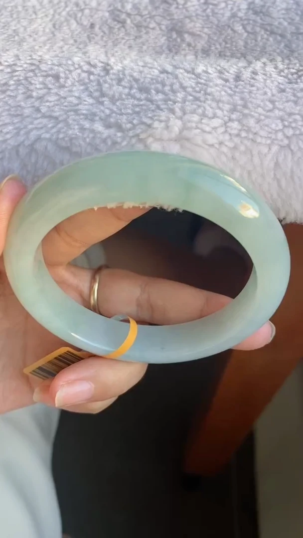 未镶嵌手镯翡翠（血漏 冰胶蓝晴绿）56号