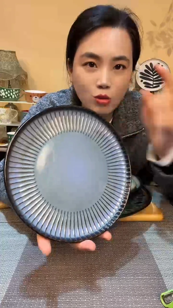 瓷片8英寸盘 微瑕介意勿拍