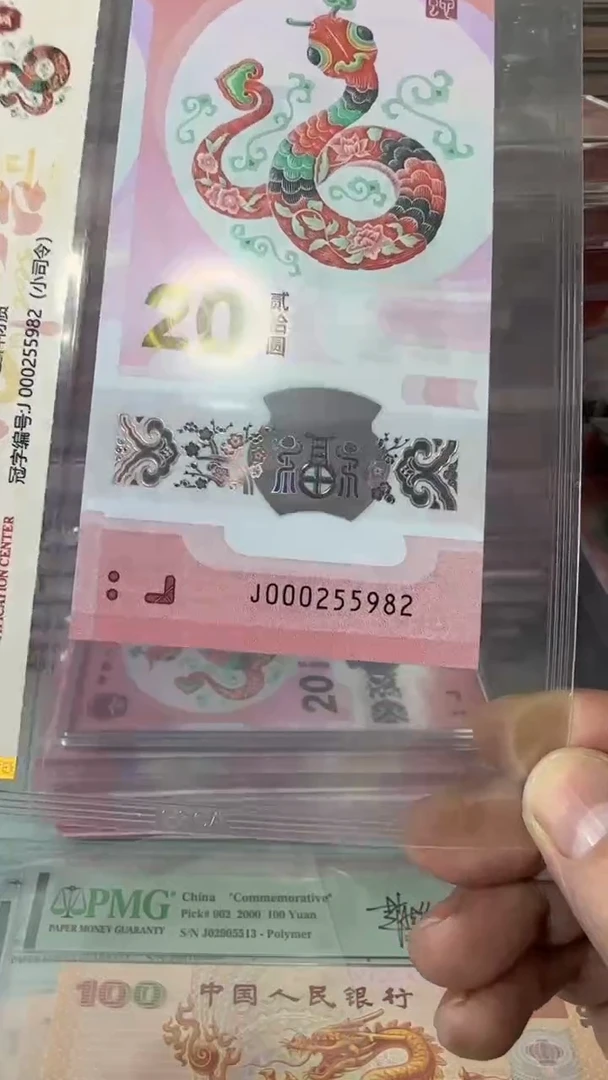 【闪购商品】塑料000255982-单张蛇钞！！