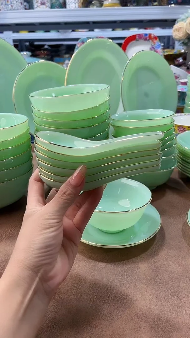 玉瓷小勺子6只餐具
