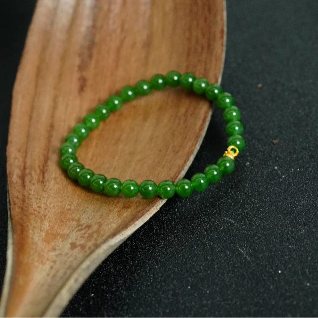 和田玉碧玉手串5.5+ EY120803