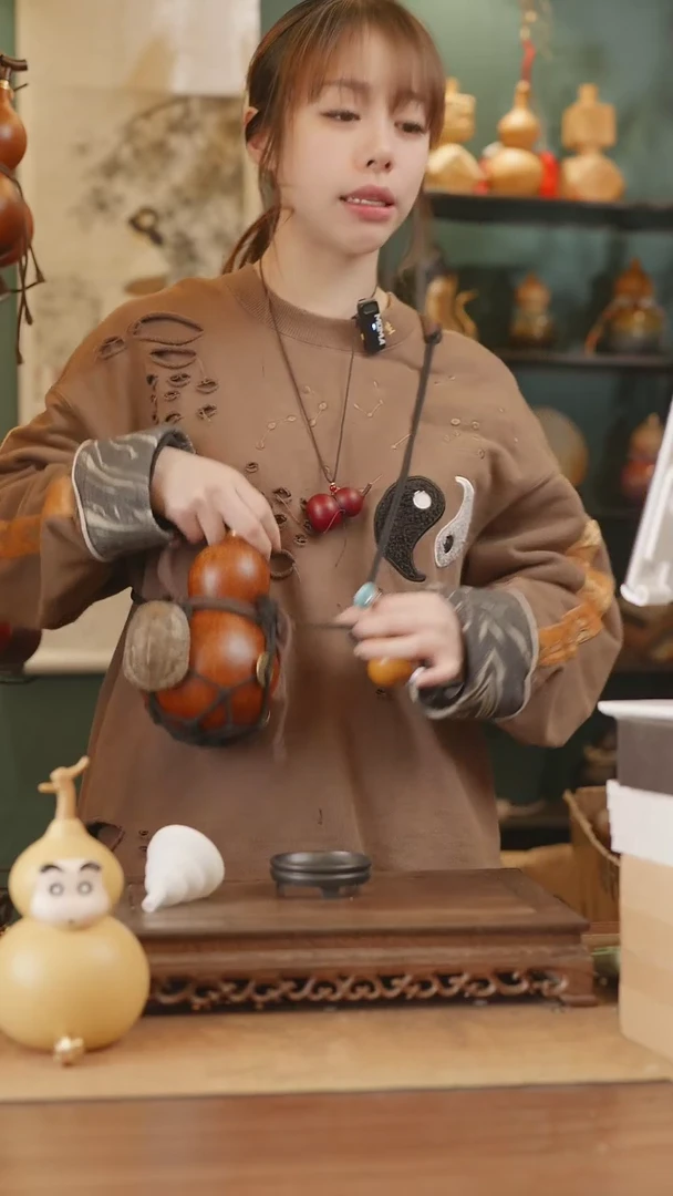 【闪购商品】128号精品天然大漆工艺防渗内胆酒葫芦~