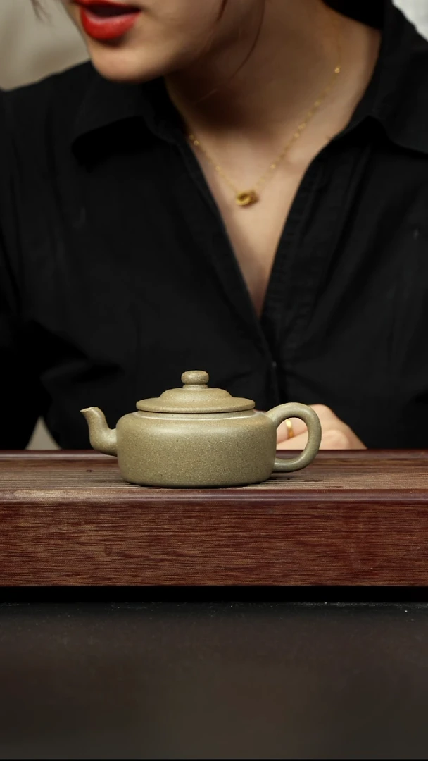 紫砂茶壶青段旭帽