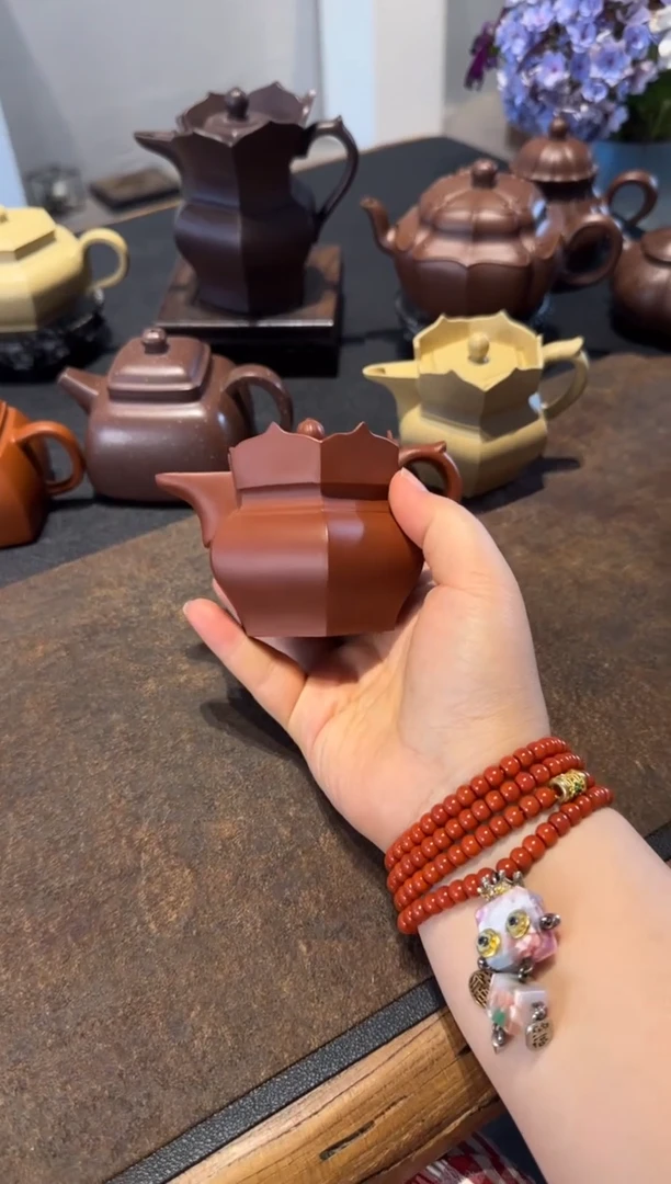 茶壶紫砂智*海朱泥小僧帽 135cc