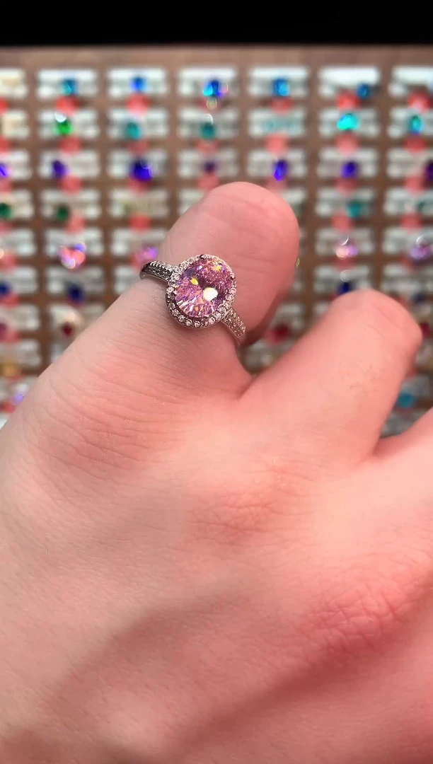 非金属无粉色高订典藏轻奢戒指