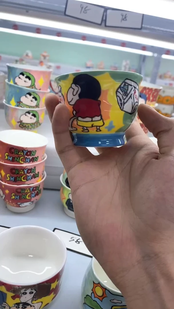 高温釉下彩纯手工手绘陶瓷