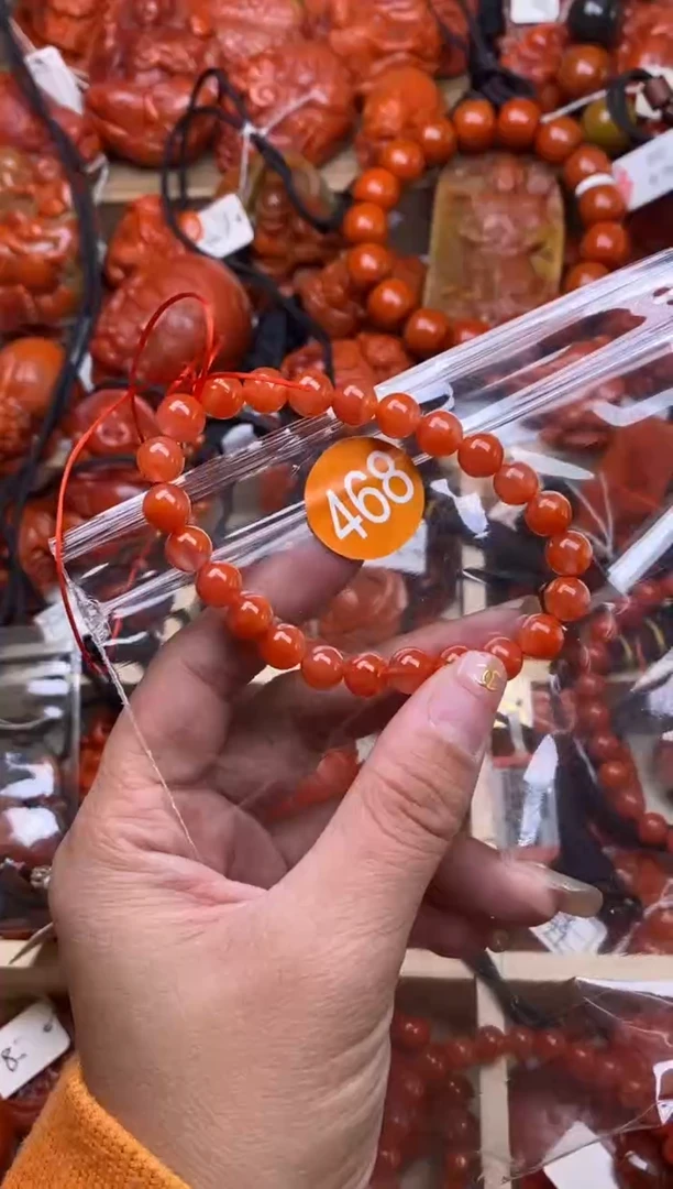 【闪购商品】南红玛瑙珠宝奇石未镶嵌468-7+