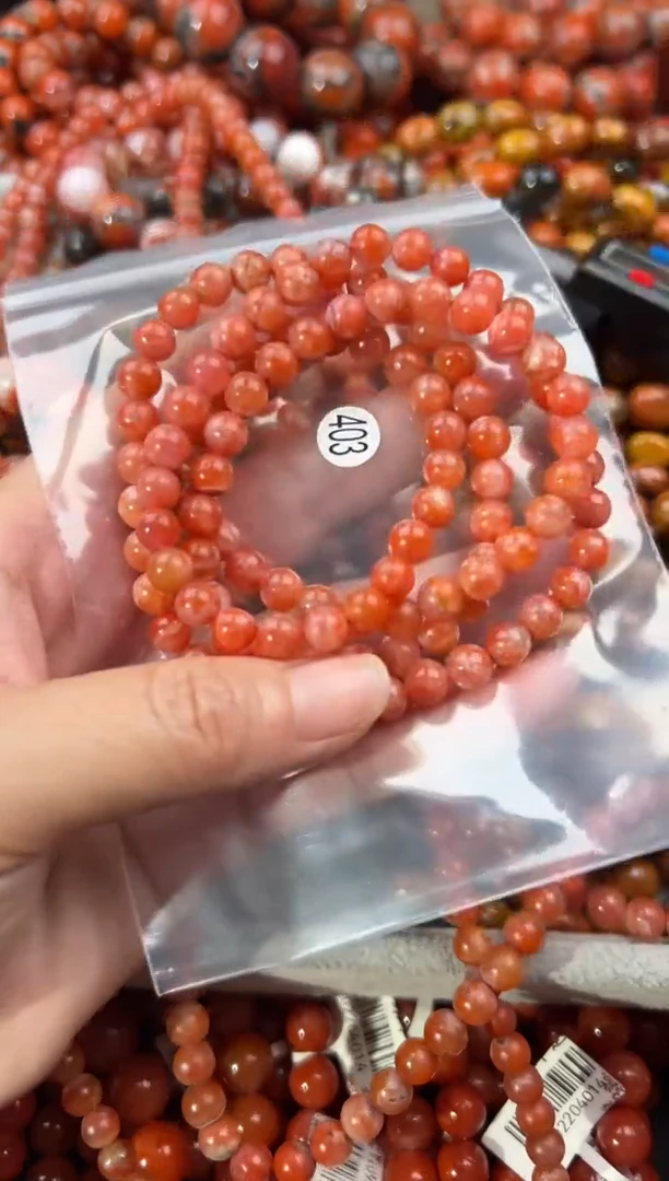 未镶嵌手串南红玛瑙6+
