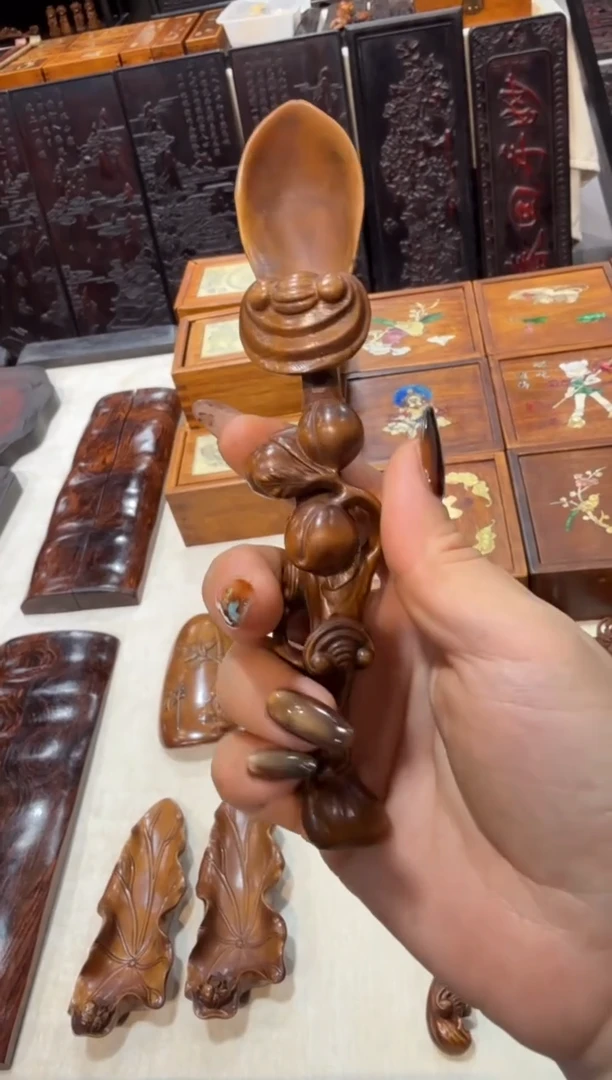 木黄杨 茶勺 茶铲