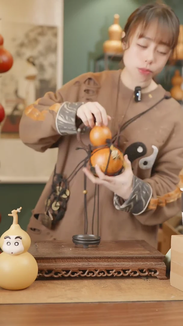 【闪购商品】264号精品天然大漆工艺防渗内胆酒葫芦~