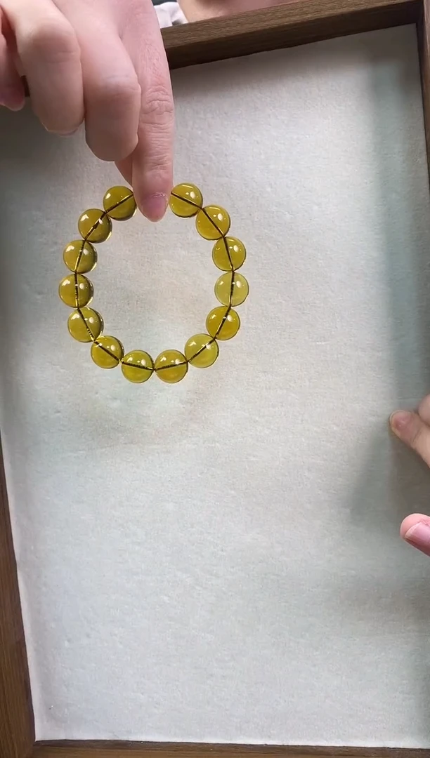 【闪购商品】琥珀颈饰未镶嵌墨西哥蓝珀手串14+