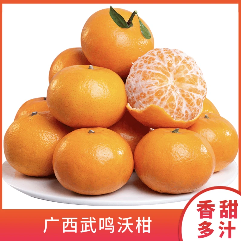 广西武鸣沃柑4.5-8斤装新鲜橘子鲜嫩柑橘香甜多汁广西沃柑正宗