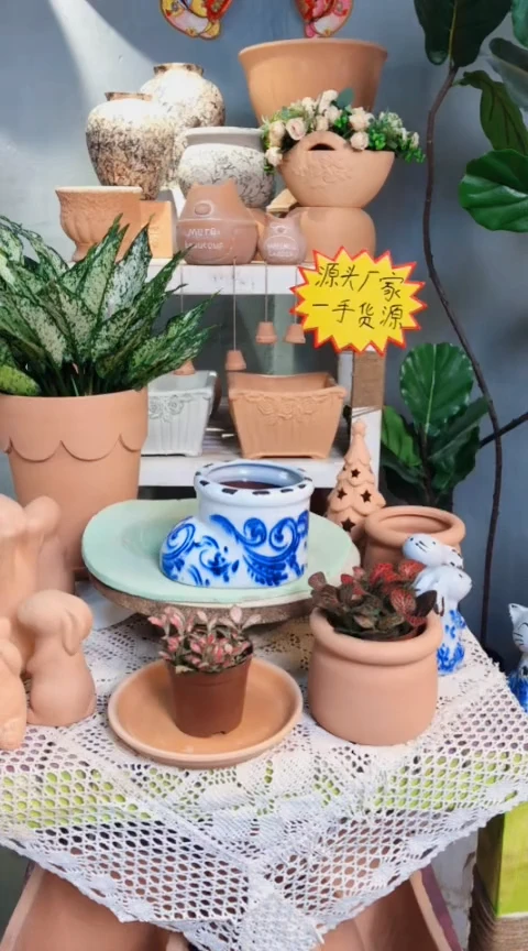 内里红陶青花表面 1个装