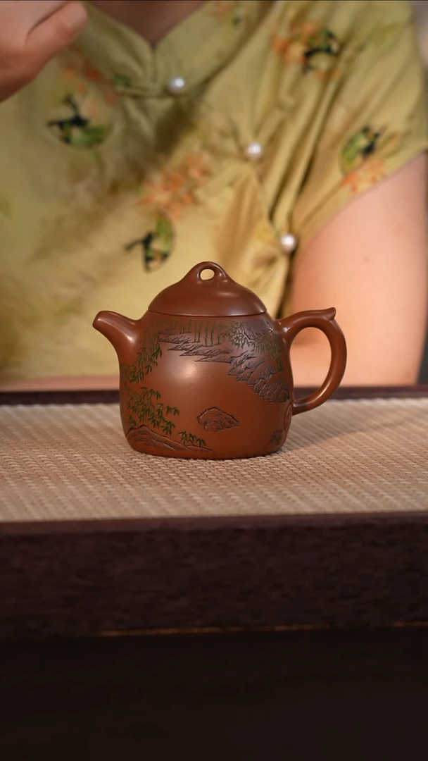茶壶紫砂底槽清 300cc