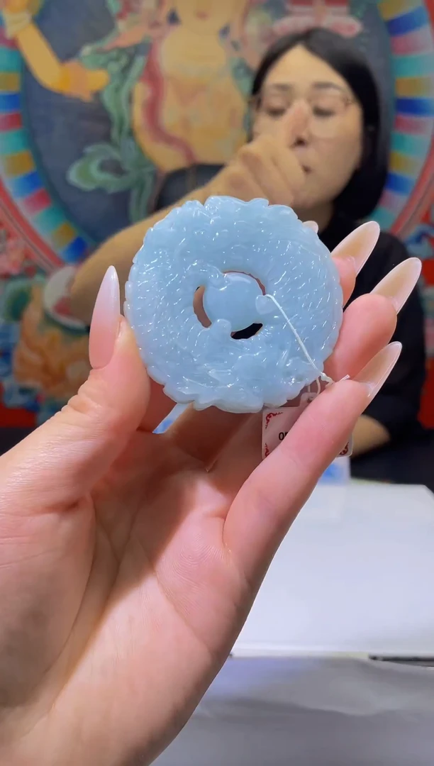 翡翠未镶嵌颈饰MFC06012017《多样性发其一》