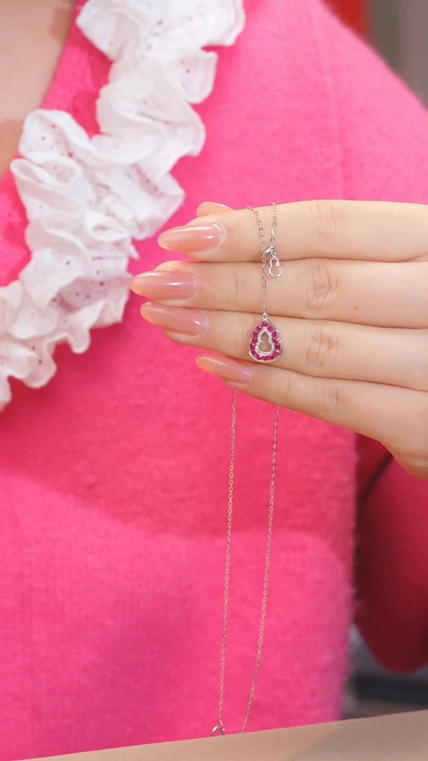 【闪购商品】红宝石项链18K金镶嵌（ct）@@U8673