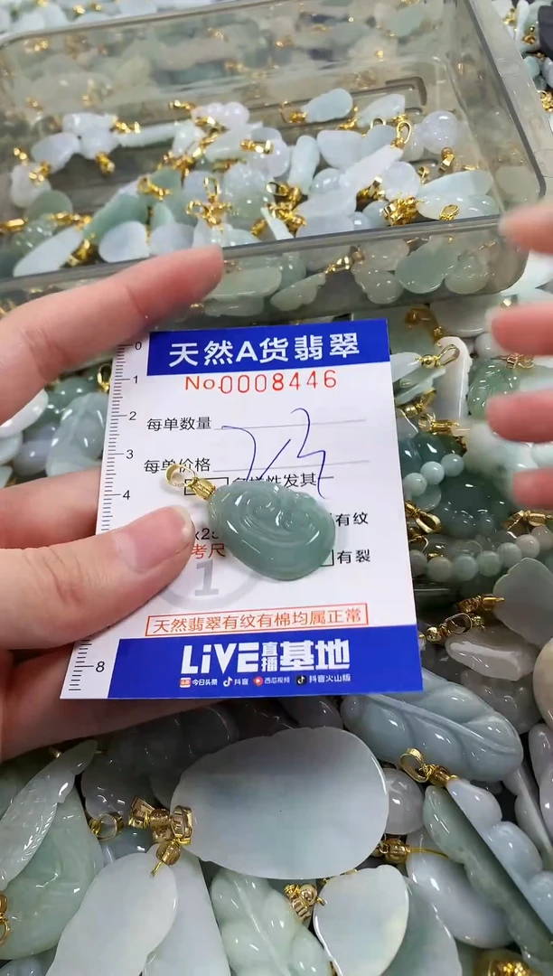 颈饰未镶嵌翡翠天然a货翡翠