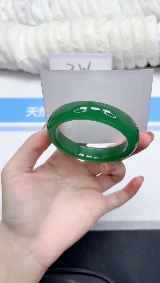 未镶嵌手镯石英质玉155-56-送女友