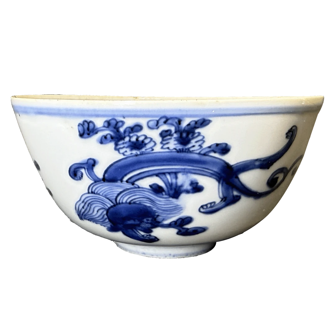 25089222t青花螭龙纹碗