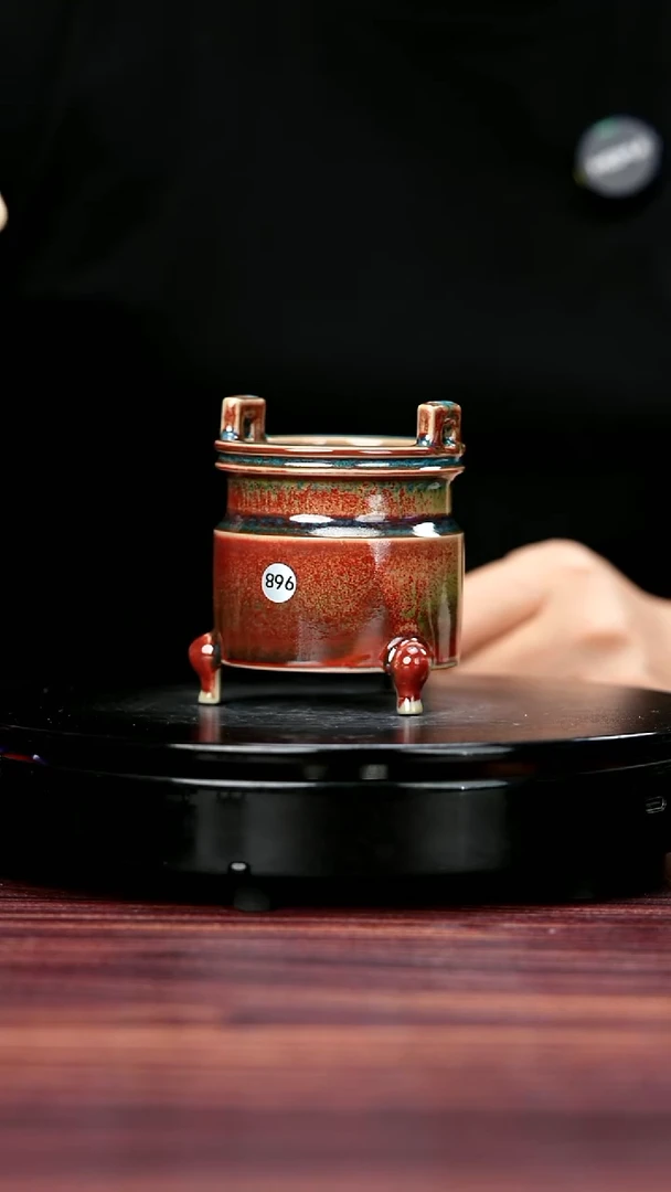 杯子896#李盼龙一级品原矿钧瓷香炉