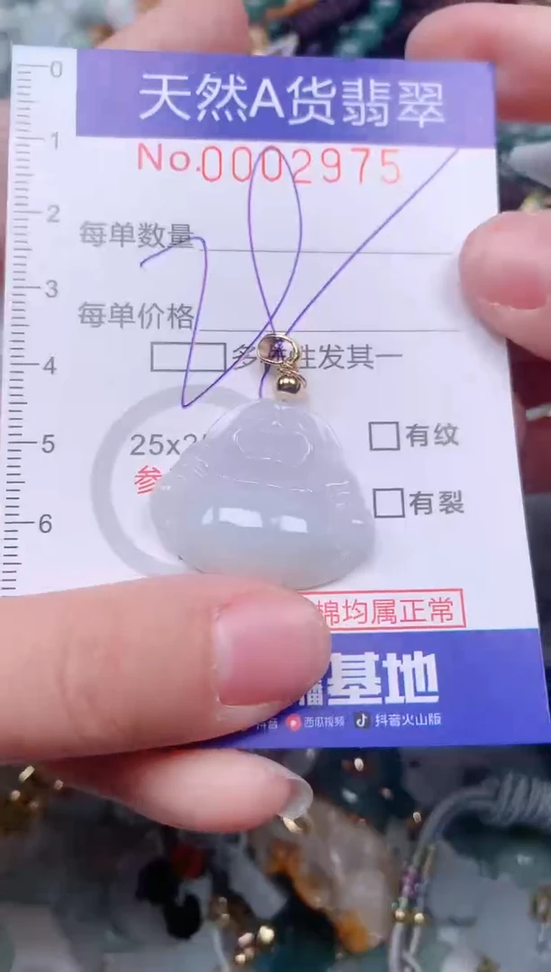 【闪购商品】翡翠挂件未镶嵌00002975