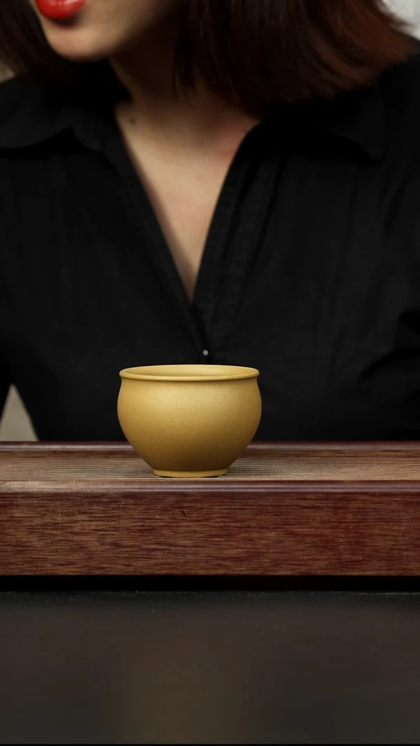 紫砂茶壶黄金段 圆融杯