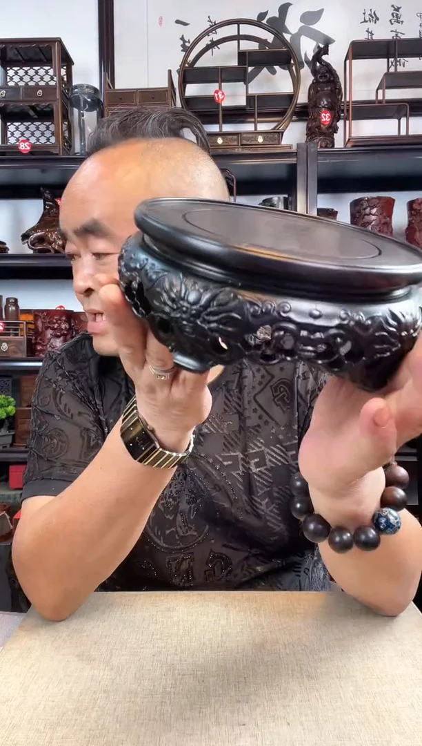 木老李红木工艺品138瑕疵