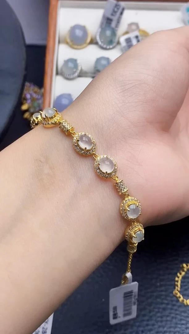 银S925镶嵌戒指翡翠1564